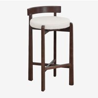 Sklum - Hoher Hocker aus Eichenholz und Manila-Polsterung ↑75 cm Braun Dark Sklum - Hoher Hocker aus Eichenholz und Manila-Polsterung ↑75 cm Braun Dark von SKLUM