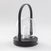 Sklum - Kabellose LED-Tischlampe Samia Schwarz - Schwarz Warmes Weiß von SKLUM