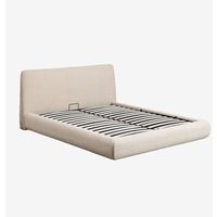 Klappbares Canape-Bett Norena aus Schaffell 180 x 200 cm - Sklum von SKLUM