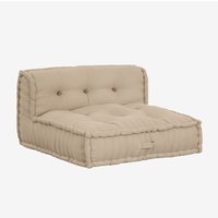Sklum - Mittelelement für modulares Sofa aus Baumwolle Dhel Beige Semoline - Beige Semoline von SKLUM