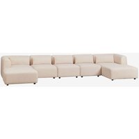 Sklum - Modulares Sofa mit doppelter Chaiselongue, 5-teilig, Fogler Sklum - Modulares Sofa mit doppelter Chaiselongue, 5-teilig, Fogler von SKLUM