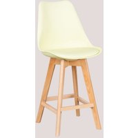 Sklum - Nordischer Barhocker mit Kunstlederkissen Mousse Zitrone ↑65 cm Sklum - Nordischer Barhocker mit Kunstlederkissen Mousse Zitrone ↑65 cm von SKLUM