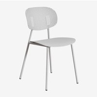 2er-Set Gartenstühle aus Eisen und Polypropylen Tupah Helles Grau - Sklum von SKLUM