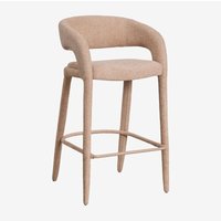 Sklum - Packung mit 4 gepolsterten Arazeina-Hockern von SKLUM