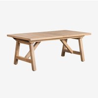 Rechteckiger Esstisch 200-260-320x100 cm ausziehbar aus Dubai-Akazienholz Rustikales Akazienbraun - Sklum Rechteckiger Esstisch 200-260-320x100 cm ausziehbar aus Dubai-Akazienholz Rustikales Akazienbraun - Sklum von SKLUM