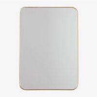Sklum - Rechteckiger Wandspiegel aus Aluminium (50x70 cm) Tuluise Gold von SKLUM