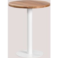 Sklum - Runder Bartisch aus Akazienholz Macchiato Ø60 cm Sklum - Runder Bartisch aus Akazienholz Macchiato Ø60 cm von SKLUM