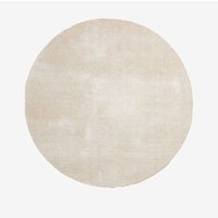 Sklum - Runder Daroca-Teppich Creme-Beige Ø120 cm von SKLUM