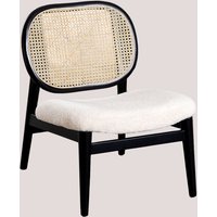 Sklum - Sessel aus Chenille Viktorya Weiß - Weiß von SKLUM