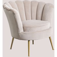 Sklum - Sessel in samt Morla Braun Weizen Sklum - Sessel in samt Morla Braun Weizen von SKLUM