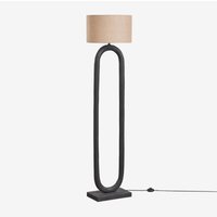 Sklum - Tiberia Stehlampe aus Mangoholz Schlichtes Schwarz von SKLUM