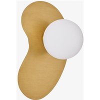 Sklum - Travis Badezimmer-Wandleuchte aus Edelstahl Vergoldet Sklum - Travis Badezimmer-Wandleuchte aus Edelstahl Vergoldet von SKLUM