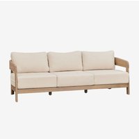 Sklum - Uleno 3-Sitzer-Sofa aus Akazienholz Helles Akazienbraun Sklum - Uleno 3-Sitzer-Sofa aus Akazienholz Helles Akazienbraun von SKLUM