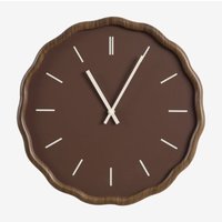 Wanduhr aus mdf Ø35 cm Tovarx Braun Choco - Sklum von SKLUM