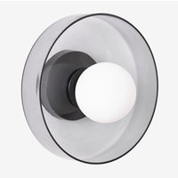 Sklum - Wandleuchte für Badezimmer Jaxal Schwarz Ø25 cm Sklum - Wandleuchte für Badezimmer Jaxal Schwarz Ø25 cm von SKLUM