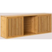 Sklum - Wandregal aus Bambusholz Albin Braun Natur von SKLUM