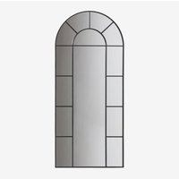 Sklum - Wandspiegel in Fensteroptik aus Metall (180x80 cm) Diana Schwarz - Schwarz von SKLUM