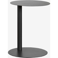 Sklum - Runder Beistelltisch Ø40 cm aus Edelstahl Yannik Grau Granit von SKLUM