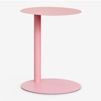 Yannik runder Garten-Beistelltisch aus Stahl, Ø40 cm Rosa Magnolie - Sklum Yannik runder Garten-Beistelltisch aus Stahl, Ø40 cm Rosa Magnolie - Sklum von SKLUM