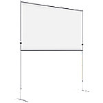 SKM Care Mobile Trennwand Höhenverstellbar Silber, Transparent 1800 x 1580 mm Schutzhöhe 800 mm von SKM Care