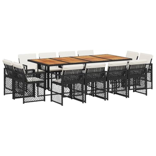 SKM 13-TLG. Garten-Essgruppe mit Kissen Schwarz Poly Rattan,Möbel,Gartenmöbel,Gartenmöbel-Sets,Schwarz,124.95 kg,3210867 SKM 13-TLG. Garten-Essgruppe mit Kissen Schwarz Poly Rattan,Möbel,Gartenmöbel,Gartenmöbel-Sets,Schwarz,124.95 kg,3210867 von SKM