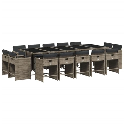 SKM 15-TLG. Garten-Essgruppe mit Kissen Grau Poly Rattan,Möbel,Gartenmöbel,Gartenmöbel-Sets,Grau,160.95 kg,3211232 SKM 15-TLG. Garten-Essgruppe mit Kissen Grau Poly Rattan,Möbel,Gartenmöbel,Gartenmöbel-Sets,Grau,160.95 kg,3211232 von SKM