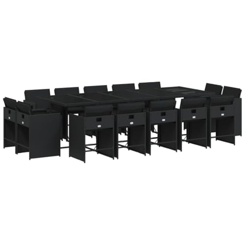 SKM 15-TLG. Garten-Essgruppe mit Kissen Schwarz Poly Rattan,Möbel,Gartenmöbel,Gartenmöbel-Sets,Schwarz,158.2 kg,3211231 SKM 15-TLG. Garten-Essgruppe mit Kissen Schwarz Poly Rattan,Möbel,Gartenmöbel,Gartenmöbel-Sets,Schwarz,158.2 kg,3211231 von SKM