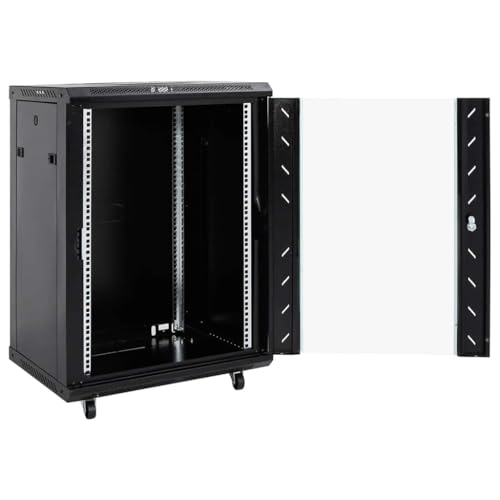 SKM 15U Netzwerkschrank auf Rollen 19" IP20 60x45x86 cm,Elektronik,Elektronisches Zubehör,Computerkomponenten,Speichergeräte,Netzwerkspeichersysteme,Schwarz,21.75 kg,30264 von SKM