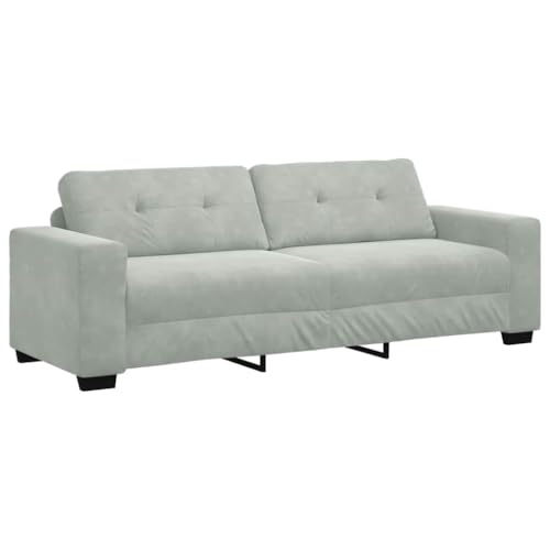 SKM 3-Sitzer-Sofa Hellgrau 180 cm Samt,Möbel,Sofas,Grau,30.7 kg,4105134 SKM 3-Sitzer-Sofa Hellgrau 180 cm Samt,Möbel,Sofas,Grau,30.7 kg,4105134 von SKM