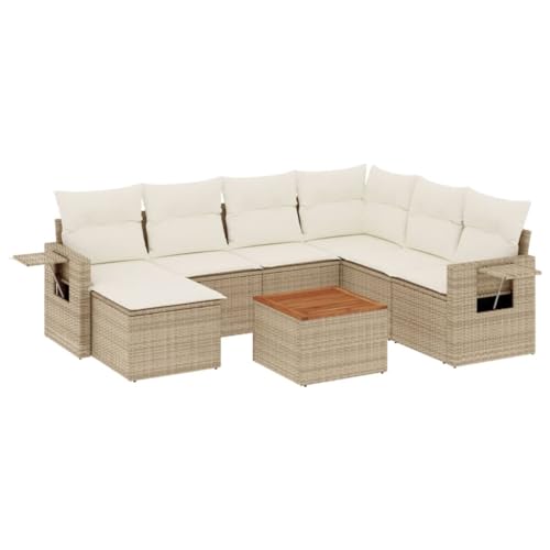 SKM 8-TLG. Garten-Sofagarnitur mit Kissen Beige Poly Rattan,Möbel,Gartenmöbel,Gartenmöbel-Sets,Beige,68 kg,3257010 SKM 8-TLG. Garten-Sofagarnitur mit Kissen Beige Poly Rattan,Möbel,Gartenmöbel,Gartenmöbel-Sets,Beige,68 kg,3257010 von SKM