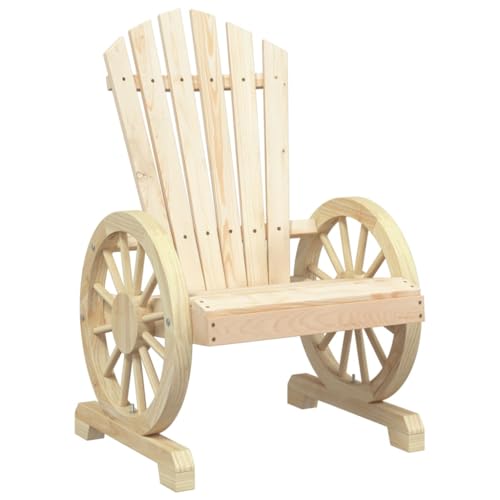 SKM Adirondack-Gartenstuhl Massivholz Tanne,Möbel,Gartenmöbel,Gartensitzmöbel,Gartensofaelemente,Braun,11.05KG,365089 von SKM