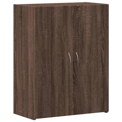 SKM Aktenschrank Braun Eichen-Optik 60x32x77,5 cm Holzwerkstoff,Möbel,Schränke,Aktenschränke,Braun,19 kg,840771 von SKM