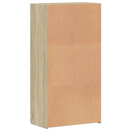 SKM Aktenschrank Sonoma-Eiche 60x32x115 cm Holzwerkstoff,Möbel,Schränke,Aktenschränke,Braun,27.3 kg,840774 von SKM