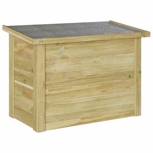 SKM Aufbewahrungsbox mit Speicher Braun 80 x 44,5 x 57,5 cm,Möbel,Gartenmöbel,Gartenboxen,Braun,16.7 kg,42013042 von SKM