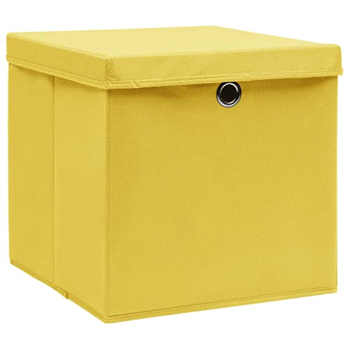 SKM Aufbewahrungsboxen mit Deckeln 4 STK. 28x28x28 cm Gelb,Heim & Garten,Haushaltsbedarf,Aufbewahrung & Ordnungssysteme,Ordnungshelfer,Gelb,2.2 kg,325224 SKM Aufbewahrungsboxen mit Deckeln 4 STK. 28x28x28 cm Gelb,Heim & Garten,Haushaltsbedarf,Aufbewahrung & Ordnungssysteme,Ordnungshelfer,Gelb,2.2 kg,325224 von SKM