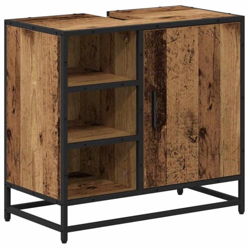 SKM Badezimmer Waschbecken Schrank mit Tür Altholz 65 x 33 x 60 cm,Möbel,Möbelgarnituren,Badezimmermöbel-Sets,Altholz,18.73 kg,883634 SKM Badezimmer Waschbecken Schrank mit Tür Altholz 65 x 33 x 60 cm,Möbel,Möbelgarnituren,Badezimmermöbel-Sets,Altholz,18.73 kg,883634 von SKM
