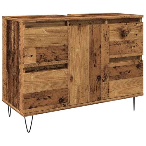 SKM Badschrank Altholz-Optik 80x33x60 cm Holzwerkstoff,Möbel,Möbelgarnituren,Badezimmermöbel-Sets,Braun,23.7 kg,857235 SKM Badschrank Altholz-Optik 80x33x60 cm Holzwerkstoff,Möbel,Möbelgarnituren,Badezimmermöbel-Sets,Braun,23.7 kg,857235 von SKM