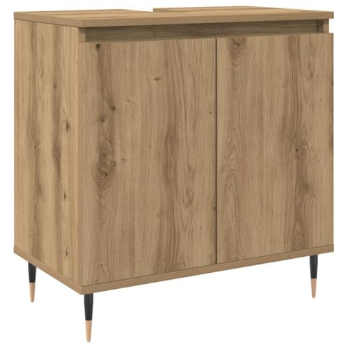 SKM Badschrank Artisan-Eiche 58x33x60 cm Holzwerkstoff,Möbel,Möbelgarnituren,Badezimmermöbel-Sets,Braun,12.3 kg,857215 SKM Badschrank Artisan-Eiche 58x33x60 cm Holzwerkstoff,Möbel,Möbelgarnituren,Badezimmermöbel-Sets,Braun,12.3 kg,857215 von SKM