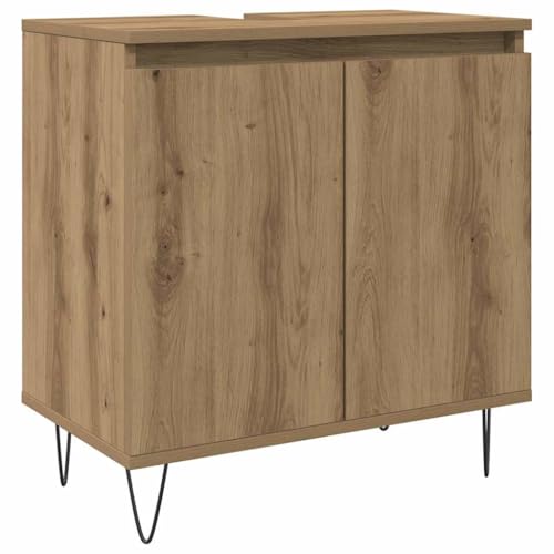 SKM Badschrank Artisan-Eiche 58x33x60 cm Holzwerkstoff,Möbel,Möbelgarnituren,Badezimmermöbel-Sets,Braun,12.5 kg,857218 SKM Badschrank Artisan-Eiche 58x33x60 cm Holzwerkstoff,Möbel,Möbelgarnituren,Badezimmermöbel-Sets,Braun,12.5 kg,857218 von SKM