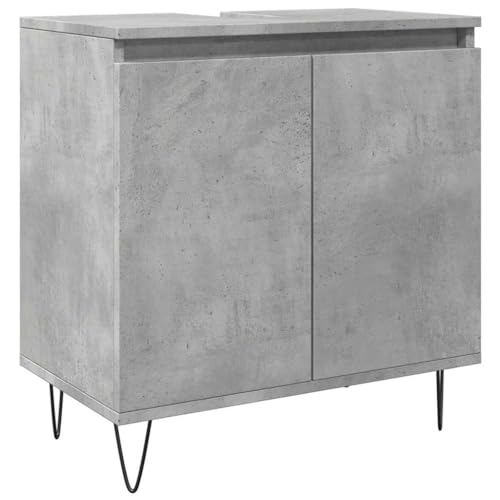 SKM Badschrank Betongrau 58 x 33 x 60 cm Holzwerkstoff,Möbel,Möbelgarnituren,Badezimmermöbel-Sets,Grau,12.2 kg,857216 SKM Badschrank Betongrau 58 x 33 x 60 cm Holzwerkstoff,Möbel,Möbelgarnituren,Badezimmermöbel-Sets,Grau,12.2 kg,857216 von SKM