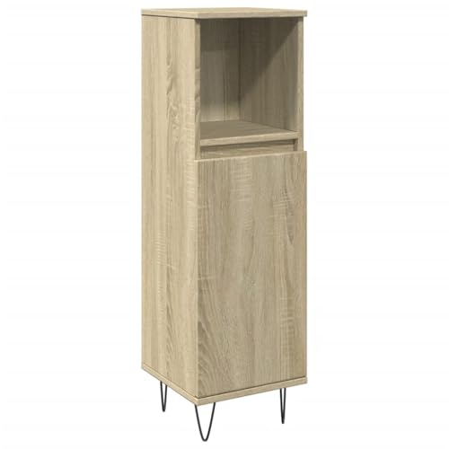 SKM Badschrank Sonoma-Eiche 30x30x100 cm Holzwerkstoff,Möbel,Möbelgarnituren,Badezimmermöbel-Sets,Braun,12.7 kg,849671 SKM Badschrank Sonoma-Eiche 30x30x100 cm Holzwerkstoff,Möbel,Möbelgarnituren,Badezimmermöbel-Sets,Braun,12.7 kg,849671 von SKM