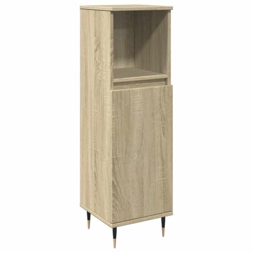 SKM Badschrank Sonoma-Eiche 30x30x100 cm Holzwerkstoff,Möbel,Möbelgarnituren,Badezimmermöbel-Sets,Braun,12.8 kg,849670 SKM Badschrank Sonoma-Eiche 30x30x100 cm Holzwerkstoff,Möbel,Möbelgarnituren,Badezimmermöbel-Sets,Braun,12.8 kg,849670 von SKM