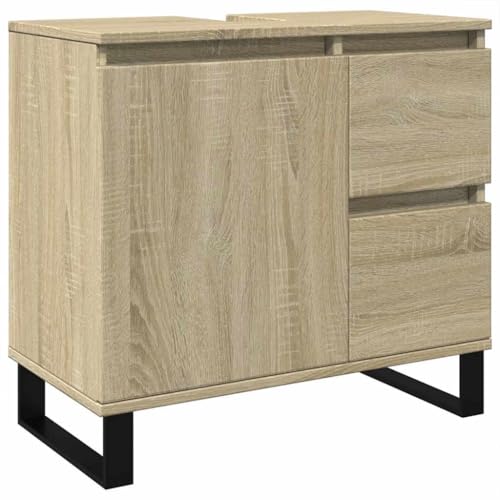SKM Badschrank Sonoma-Eiche 65x33x60 cm Holzwerkstoff,Möbel,Möbelgarnituren,Badezimmermöbel-Sets,Braun,18.5 kg,849678 SKM Badschrank Sonoma-Eiche 65x33x60 cm Holzwerkstoff,Möbel,Möbelgarnituren,Badezimmermöbel-Sets,Braun,18.5 kg,849678 von SKM