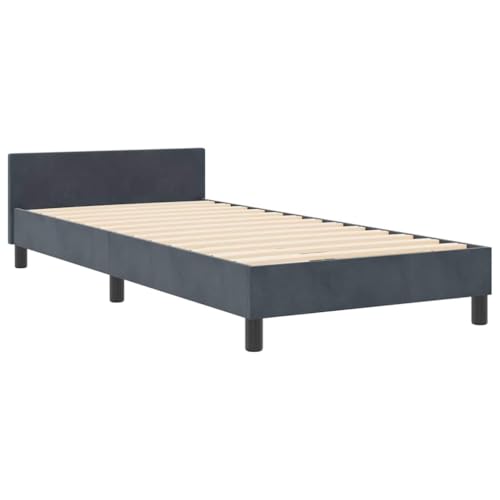 SKM Bettgestell mit Kopfteil Dunkelgrau 90 x 200 cm Samt,Möbel,Betten & Zubehör,Betten & Bettgestelle,Dunkelgrau,28.6 kg,3344982 SKM Bettgestell mit Kopfteil Dunkelgrau 90 x 200 cm Samt,Möbel,Betten & Zubehör,Betten & Bettgestelle,Dunkelgrau,28.6 kg,3344982 von SKM