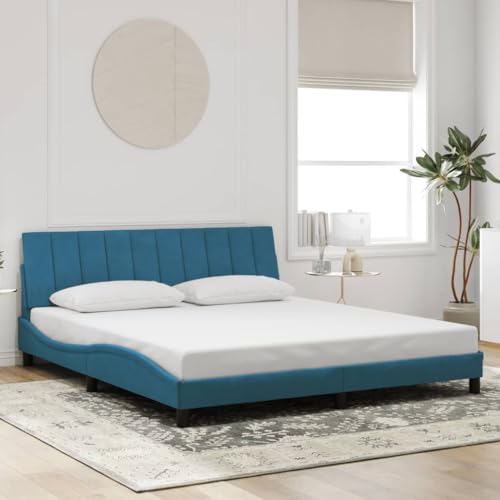 SKM Bettgestell ohne Matratze Hanko Blau 180x200 cm Samt,Möbel,Betten & Zubehör,Betten & Bettgestelle,Blau,29.3KG,3207865 SKM Bettgestell ohne Matratze Hanko Blau 180x200 cm Samt,Möbel,Betten & Zubehör,Betten & Bettgestelle,Blau,29.3KG,3207865 von SKM