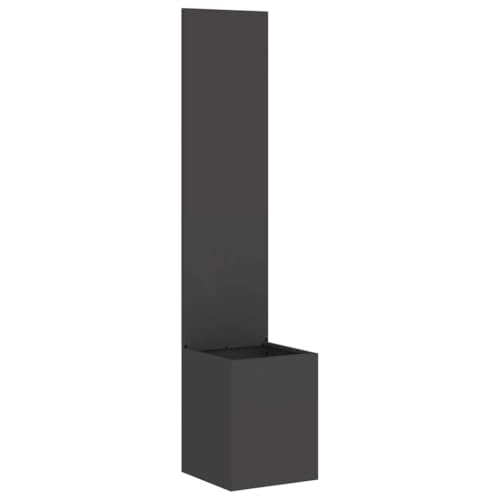 SKM Blumentopf mit dekorativem Paneel Schwarz 32 x 140 cm,Heim & Garten,Dekoration,Kunst,Poster, Drucke & Wandbilder,Schwarz,9.35 kg,876371 von SKM