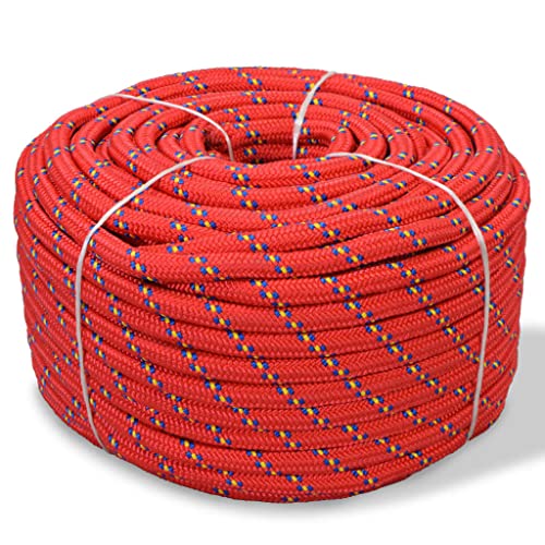 SKM Bootsseil Polypropylen 10 mm 250 m Rot,Heimwerkerbedarf,Bauzubehör,Ketten, Drähte & Seile,Seile,Rot,11.5KG,143818 von SKM