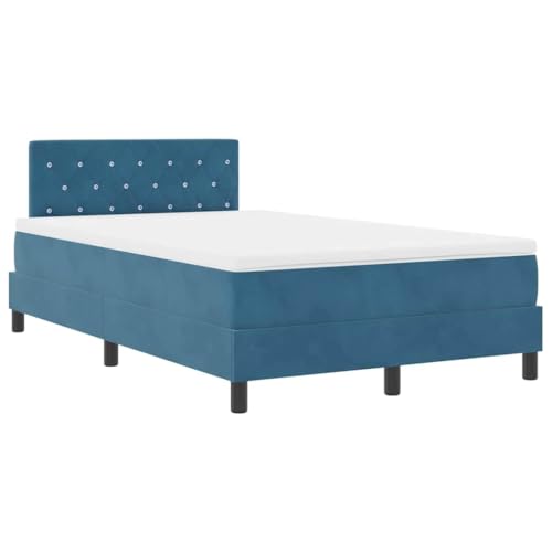 SKM Boxspringbett mit Matratze Dunkelblau 120 x 200 cm Samt,Möbel,Betten & Zubehör,Betten & Bettgestelle,Blau,53.78 kg,3342582 SKM Boxspringbett mit Matratze Dunkelblau 120 x 200 cm Samt,Möbel,Betten & Zubehör,Betten & Bettgestelle,Blau,53.78 kg,3342582 von SKM