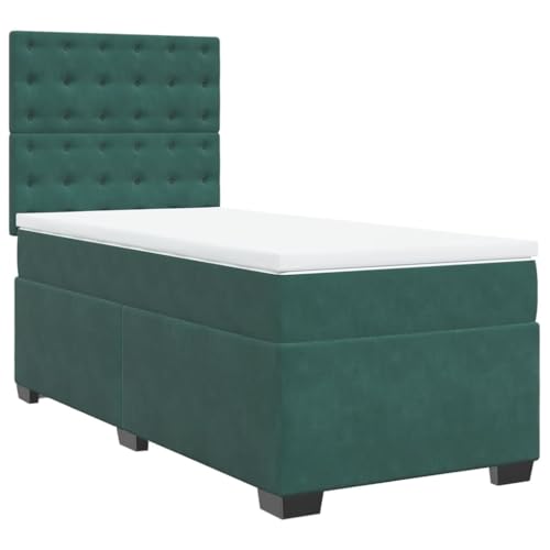SKM Boxspringbett mit Matratze Dunkelgrün 80x200 cm Samt,Möbel,Betten & Zubehör,Betten & Bettgestelle,Grün,62.82KG,3290777 SKM Boxspringbett mit Matratze Dunkelgrün 80x200 cm Samt,Möbel,Betten & Zubehör,Betten & Bettgestelle,Grün,62.82KG,3290777 von SKM