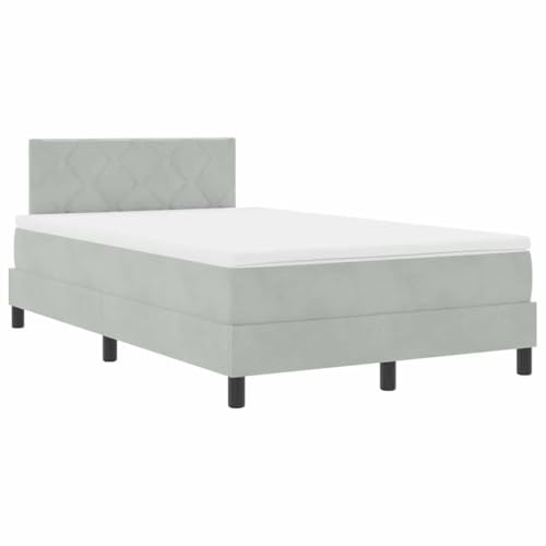 SKM Boxspringbett mit Matratze Hellgrau 120 x 200 cm Samt,Möbel,Betten & Zubehör,Betten & Bettgestelle,Hellgrau,53.74 kg,3342710 SKM Boxspringbett mit Matratze Hellgrau 120 x 200 cm Samt,Möbel,Betten & Zubehör,Betten & Bettgestelle,Hellgrau,53.74 kg,3342710 von SKM